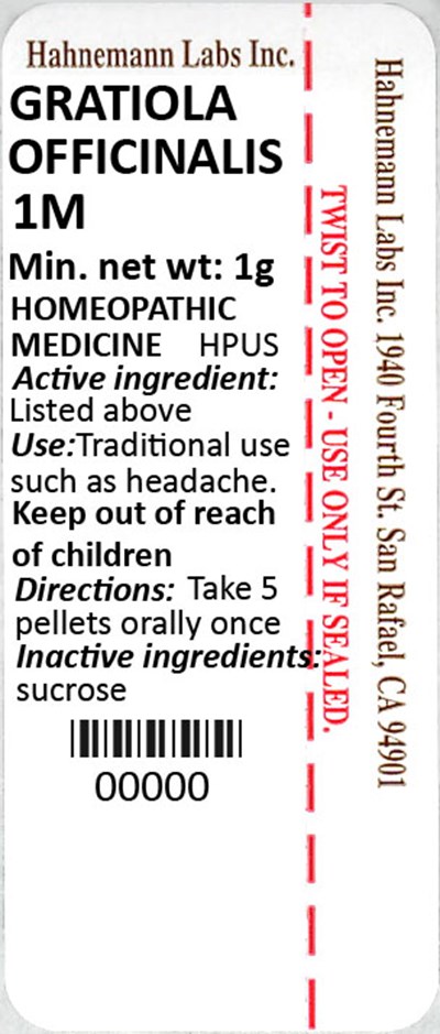 Gratiola Officinalis 1m 1g (Gratiola Officinalis 1m 1g)